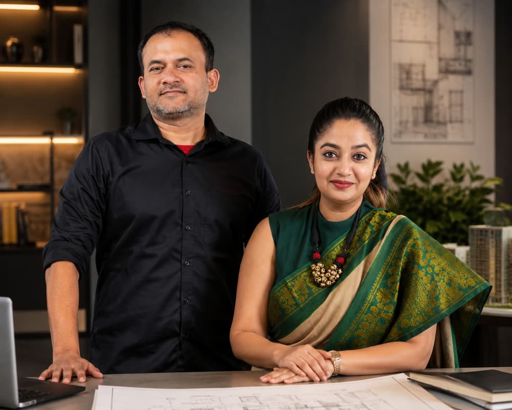Achyut Joshi and Surbhi Shirsat, Principal Architects at IDC Architects