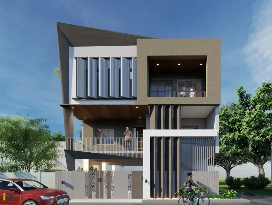 Residential architecture — exterior render by IDC Architects