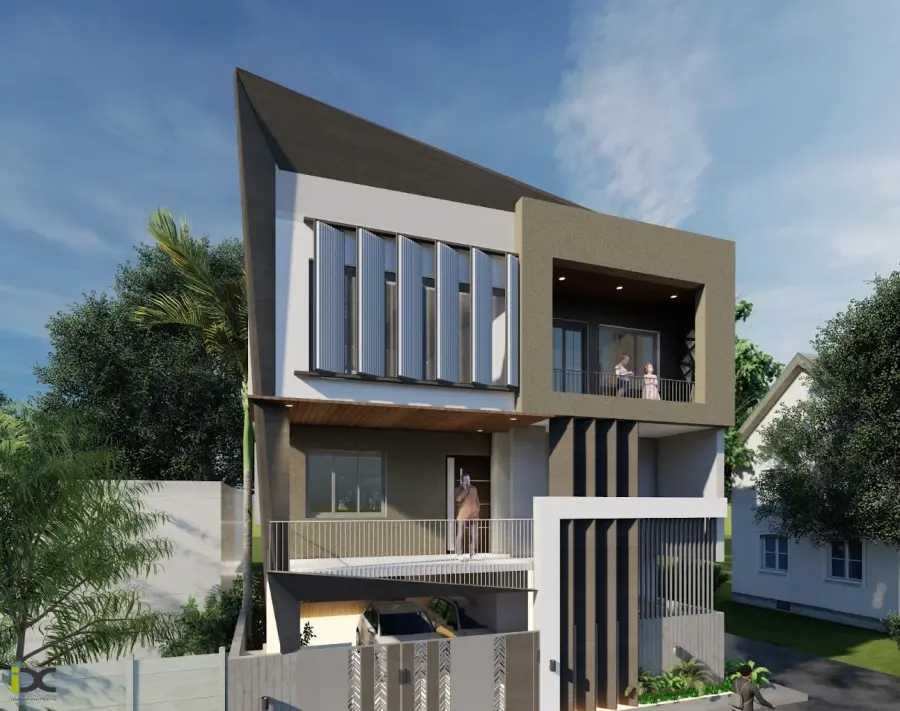 Residential villa — architectural render by IDC Architects